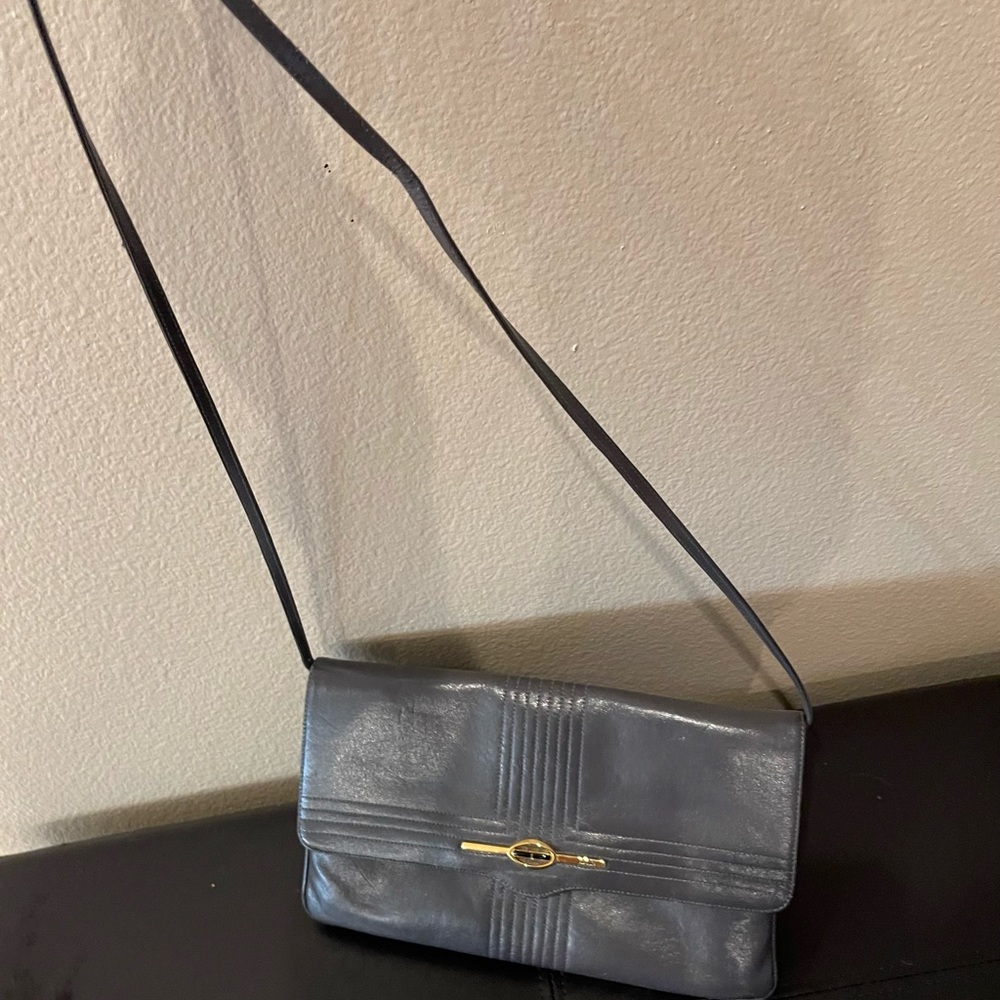 Ann Taylor clutch with crossbody strap